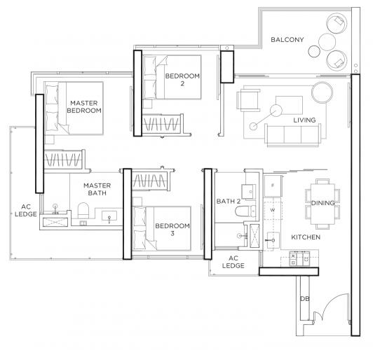 3BR C2 Layout Stack 16