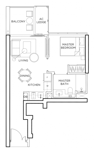 Gem Residence Stack 01 Floor Plan